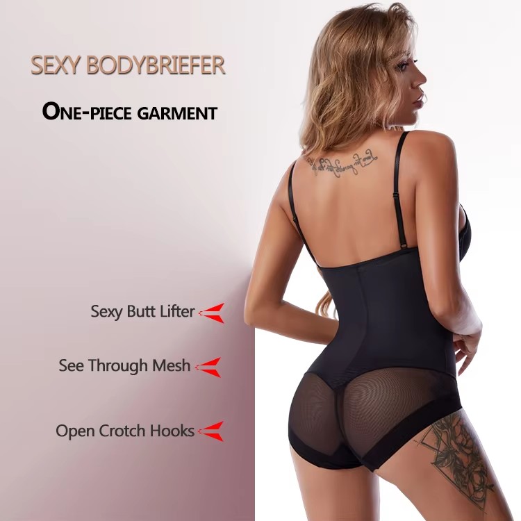 Smooth Shapewear Bodysuit Waist Trainer Tummy Control Body Shaper